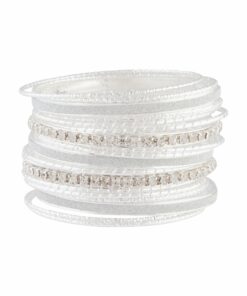 Cup Chain Glitter Bangle