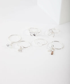Nature Motif Ring Pack