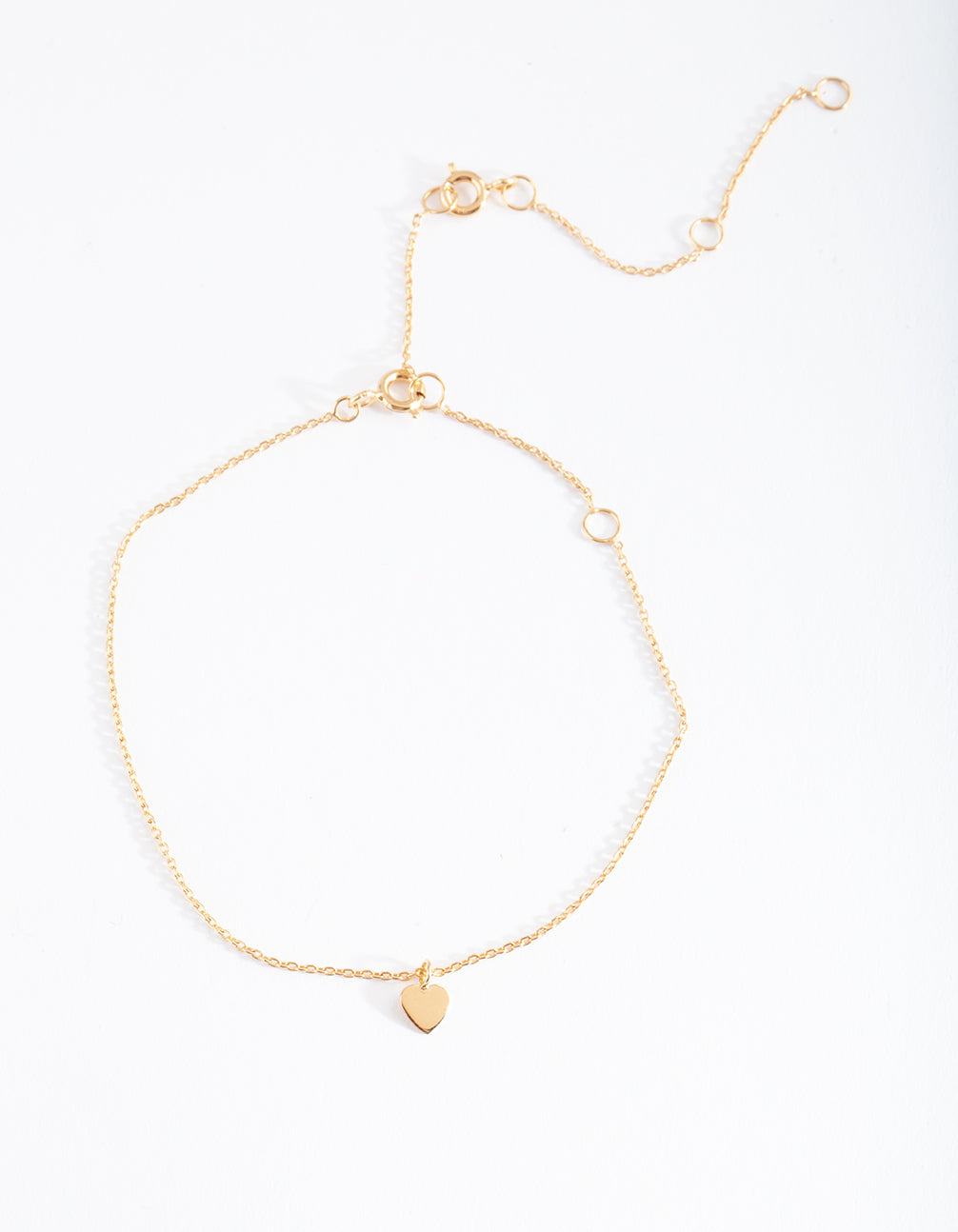 Small Heart Anklet Bracelet