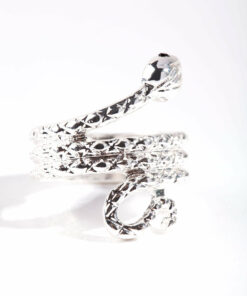Etched Snake Ring