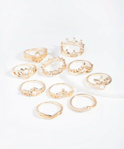 Princess Opal Ring 8-Pack