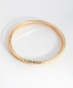 Mix Texture 4-Pack Bangle Bracelets