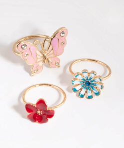 Butterfly & Flower Ring
