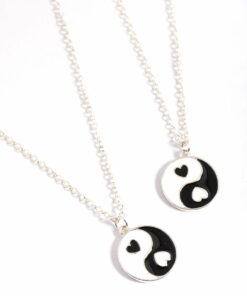 Heart Yin & Yang Necklace Pack