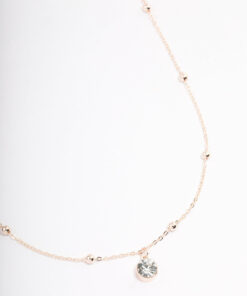 Rose Satelite Chain Necklace