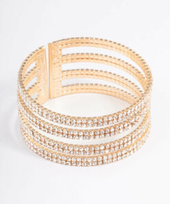 Four Row Cuff Bangle