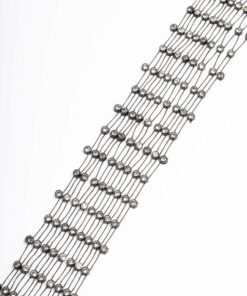 Black Mesh Stretch Scarf Necklace