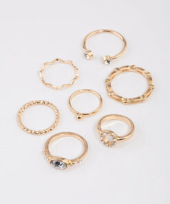 Round Open Ring 7-Pack