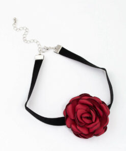Red Mini Flower Choker