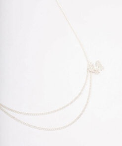 Double Chain Butterfly Necklace