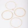 Wavy Bangle 4-Pack