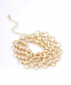 Layered Row Chain Bracelet