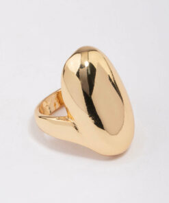 Smooth Statement Oval Ring