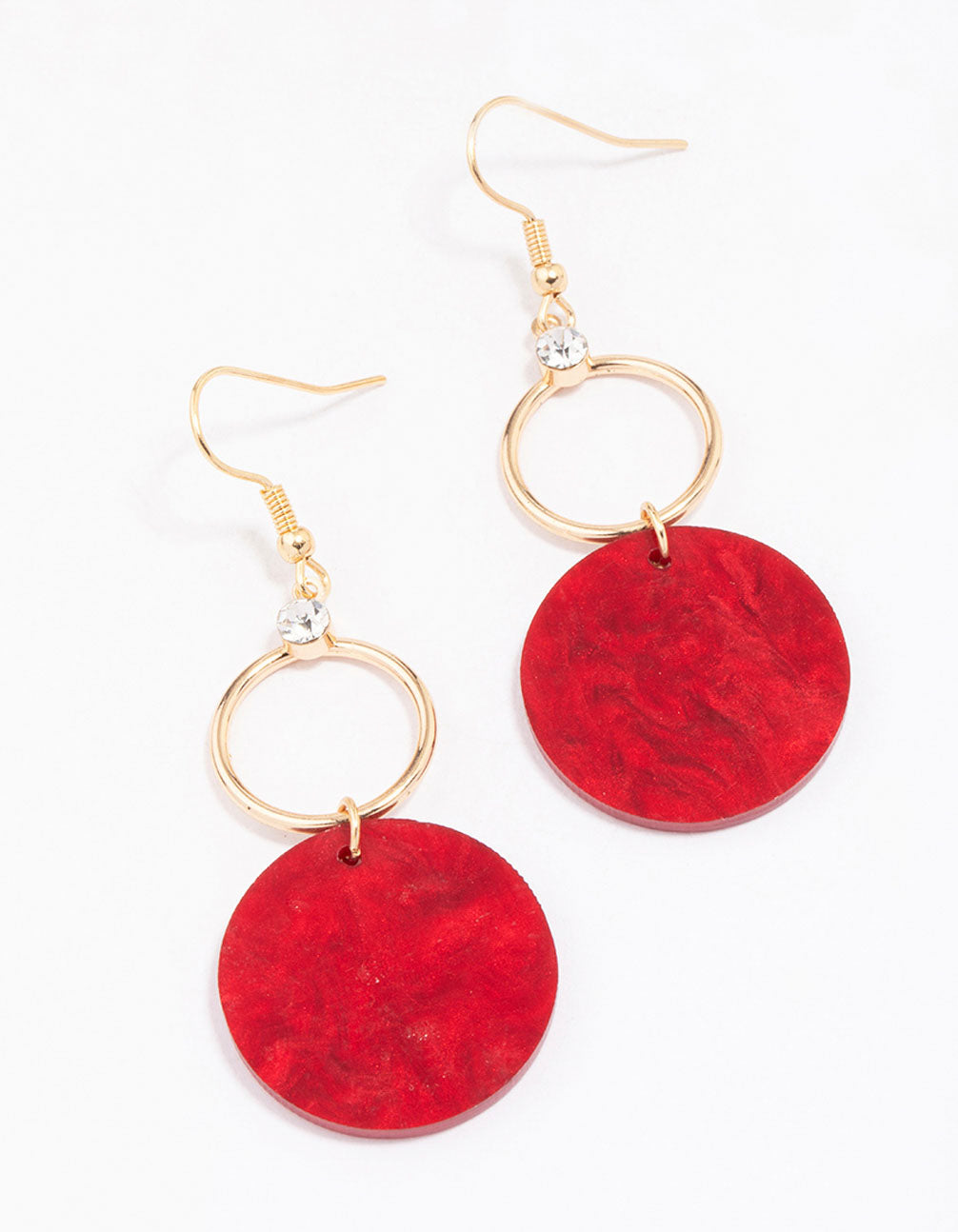 Ring Disc Earrings