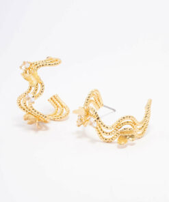 Butterfly Hoop Earrings