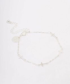 Station Cross Chain Bracelet