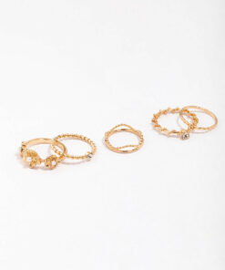 Twisted Flower Ring Pack