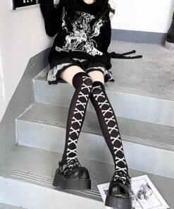 Bones darkness stockings