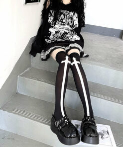 Bones darkness stockings