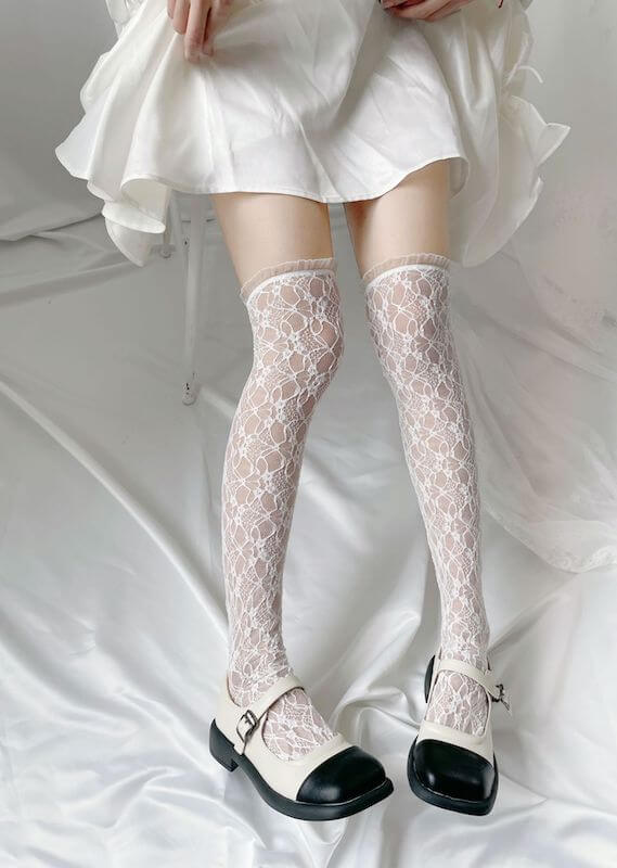 Fairy core lace stockings